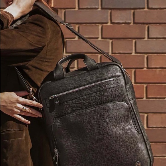 Poppy Barley Black Textured Backpack - Picture 8 of 9